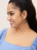 Luxury Cubic Zirconia Hoop Earrings sold by Bloomchic