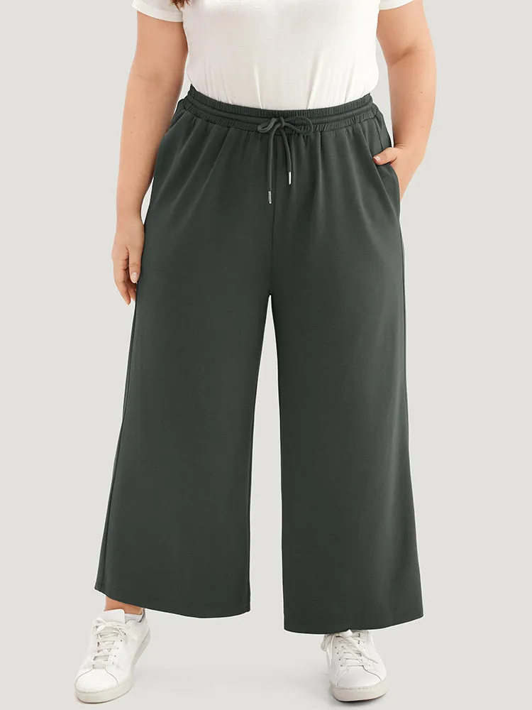 Supersoft Essentials Drawstring Straight leg Pants sold by Bloomchic