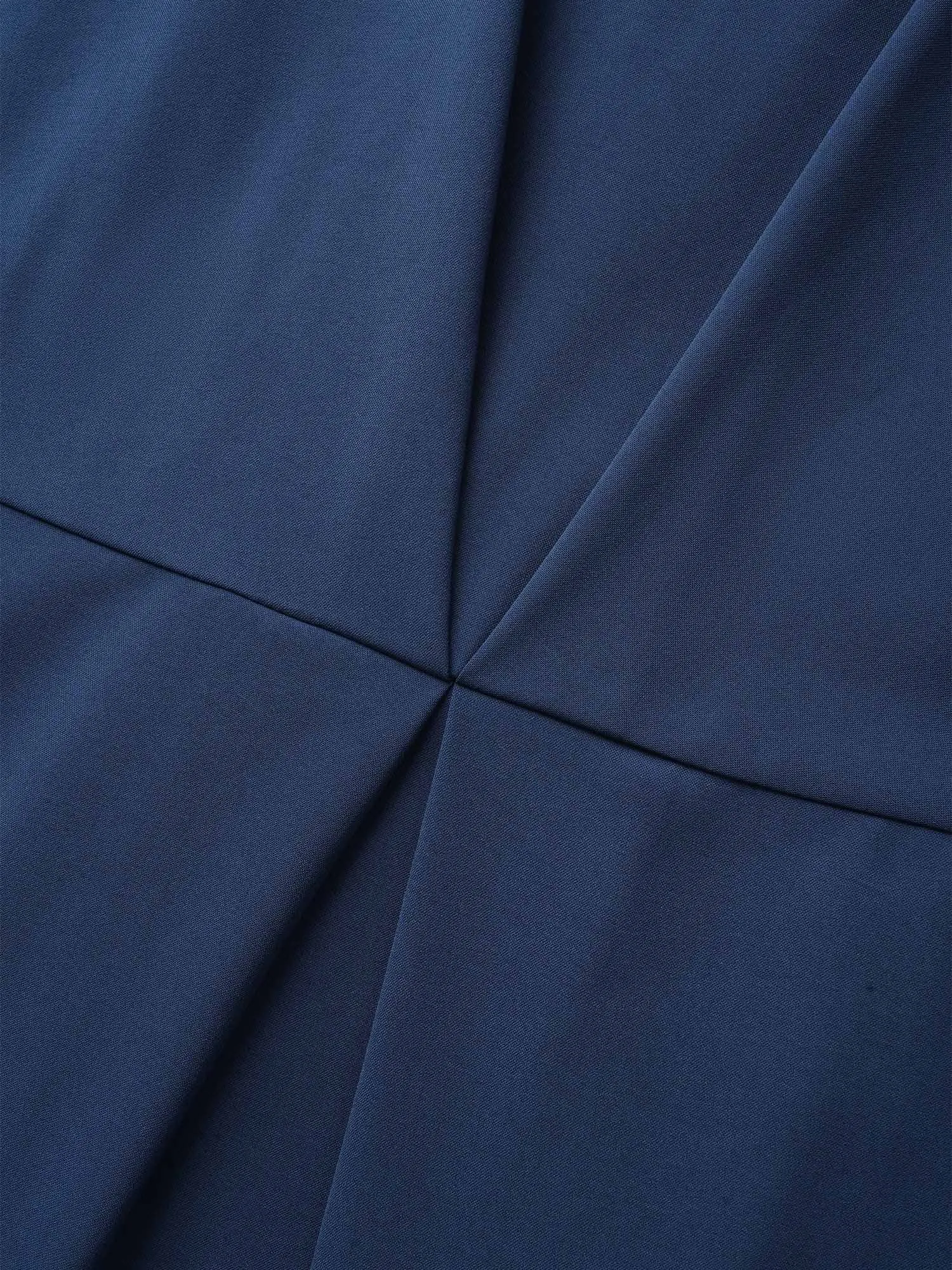 Plain Round Neck Plicated Detail Dress sold by Bloomchic product image thumbnail 5