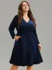 Plain Textured Velvet Ruffle Hem Dress sold by Bloomchic