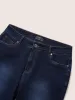 Dark Wash Split Hem Bootcut Pull-On Jegging Jeans sold by Bloomchic