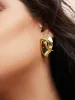 Geometric Chain Twine Earrings sold by Bloomchic