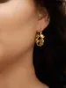 Gold Twist Earrings sold by Bloomchic