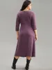 Solid Heather Ties Pocket Dress sold by Bloomchic