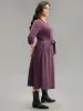 Solid Heather Ties Pocket Dress sold by Bloomchic