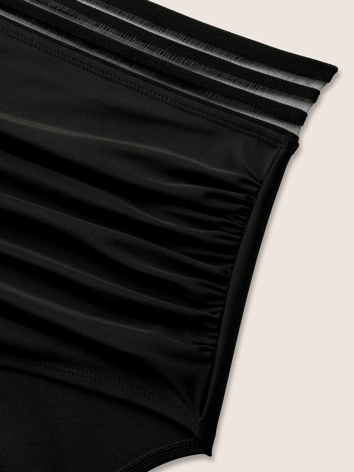 Woven Ribbon Gathered High stretch Swim Bottom sold by Bloomchic product image thumbnail 5