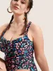 Leopard Print Gathered Knotted One Piece Swimsuit sold by Bloomchic