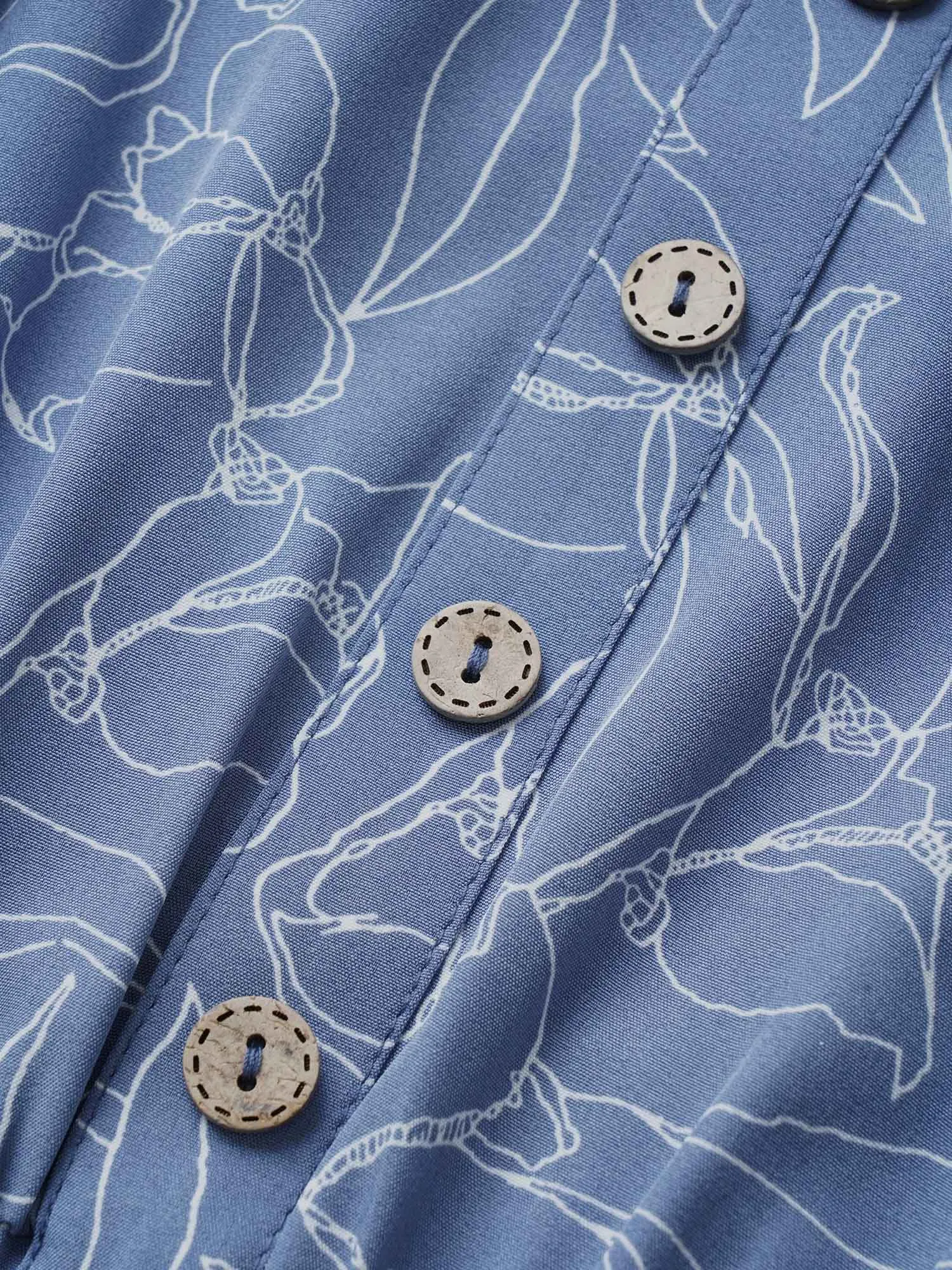 Floral Print Button Detail Cami Dress sold by Bloomchic product image thumbnail 5