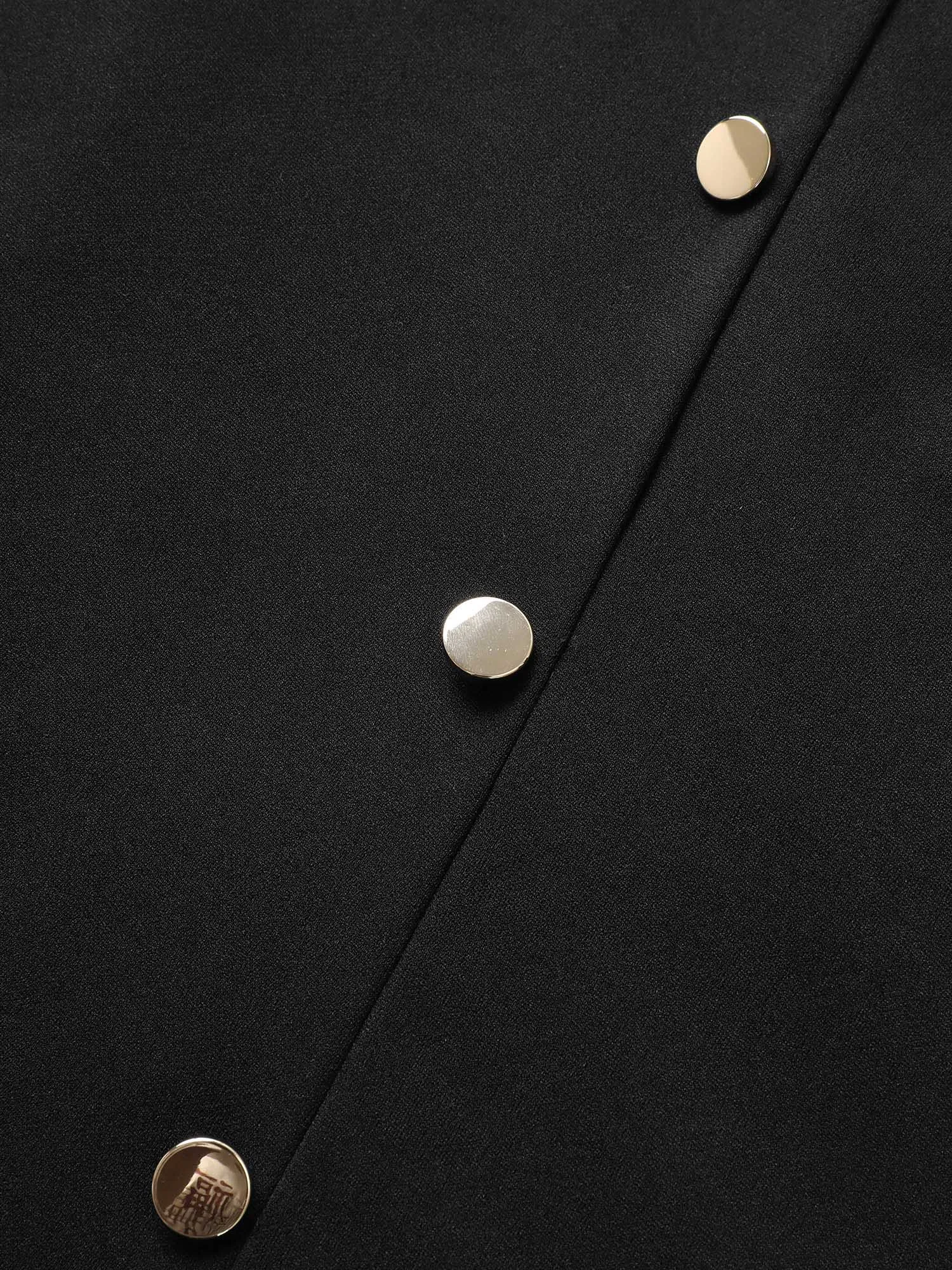 Solid Metal Detail Split Hem Sleeveless Dress sold by Bloomchic product image thumbnail 5