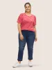 Round Neck Striped Bishop Sleeve T-shirt sold by Bloomchic