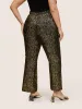 Velvet Striped Elastic Waist Flare Leg Pants sold by Bloomchic