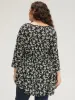 Ditsy Floral Crew Neck High Low Hem T-shirt sold by Bloomchic