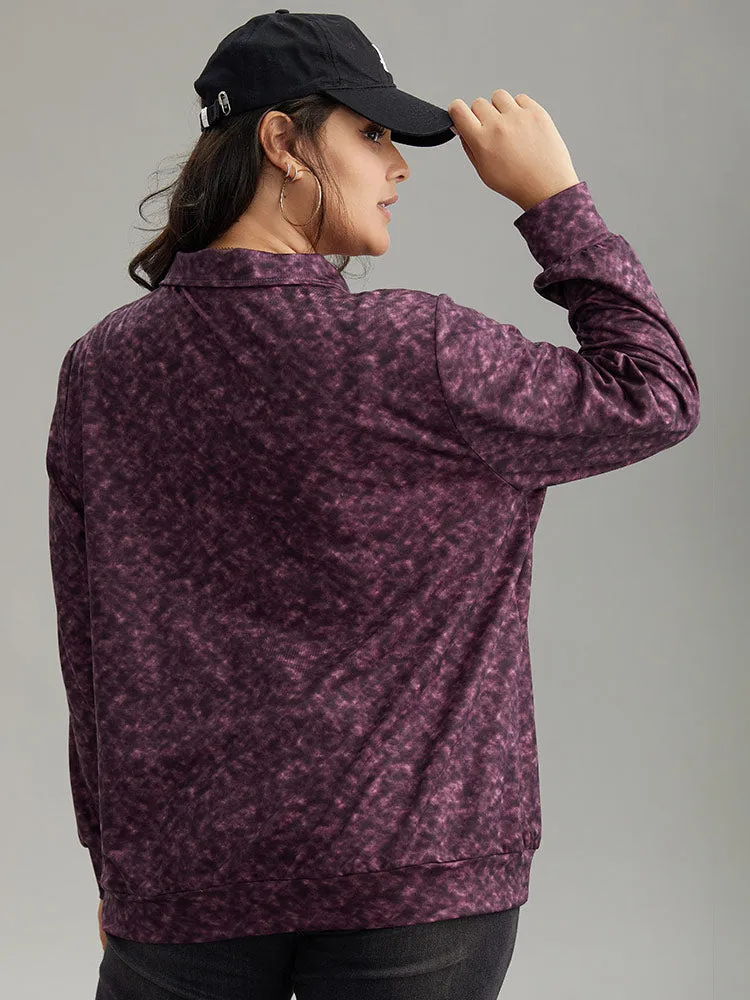 Tie Dye Zipper Fly Pocket Jacket sold by Bloomchic product image thumbnail 2