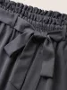 Plain Paperbag Waist Belted Wide Leg Pants sold by Bloomchic