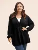 Texture Back Crochet Drawstring Cardigan sold by Bloomchic