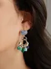 Natural Stone Drop Earrings sold by Bloomchic