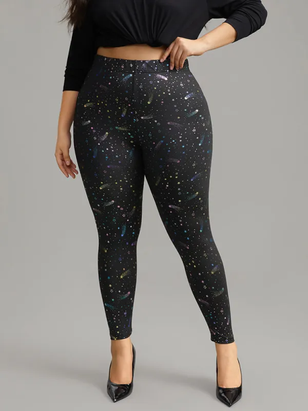 Galaxy Galaxy High Rise Leggings sold by Bloomchic