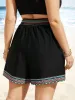 Bandana Swim Contrast Webbing Pocket Bottom sold by Bloomchic