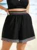 Bandana Swim Contrast Webbing Pocket Bottom sold by Bloomchic