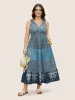 Bandana Patchwork Floral Sleeveless Dress sold by Bloomchic