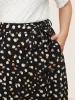 Allover Print Belted Pocket Skirt sold by Bloomchic
