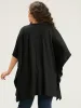 V Neck Solid Dolman Sleeve T-shirt sold by Bloomchic