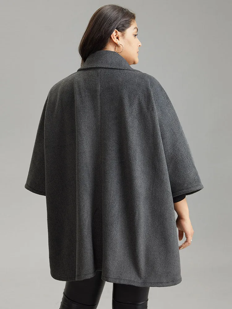 Batwing Sleeve Lapel Collar Coat sold by Bloomchic product image thumbnail 5