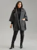 Batwing Sleeve Lapel Collar Coat sold by Bloomchic