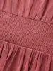 Deep V Neck Shirred Roll Sleeve Blouse sold by Bloomchic