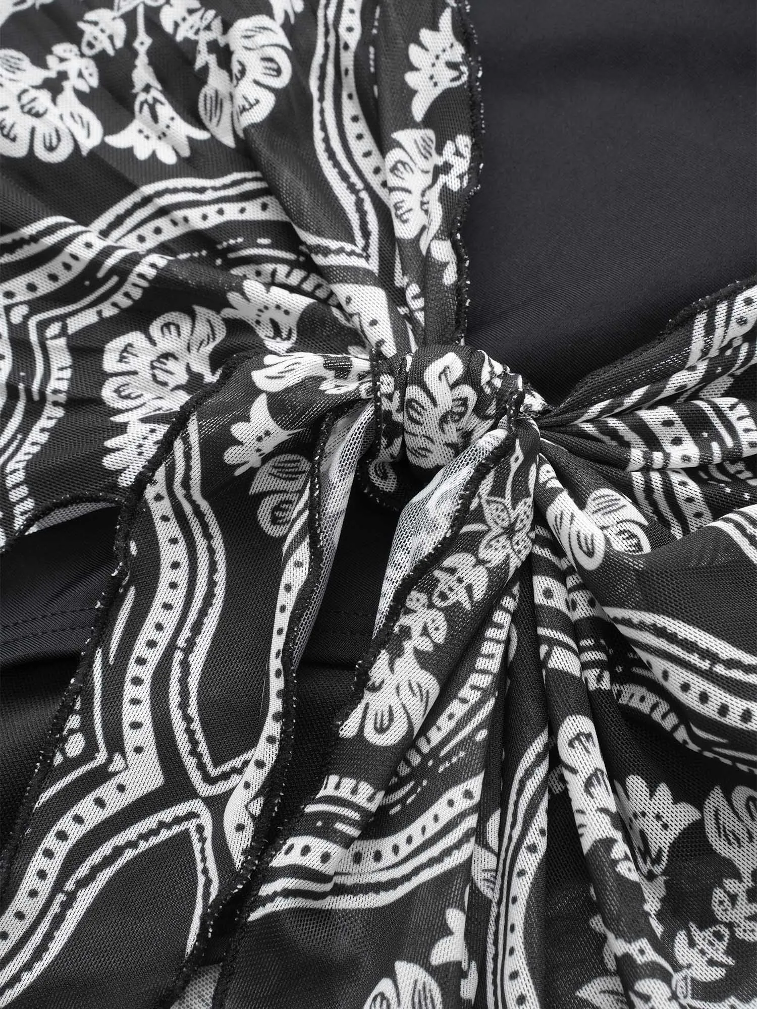 Bandana Print Patchwork Bowknot Swim Bottom sold by Bloomchic product image thumbnail 5