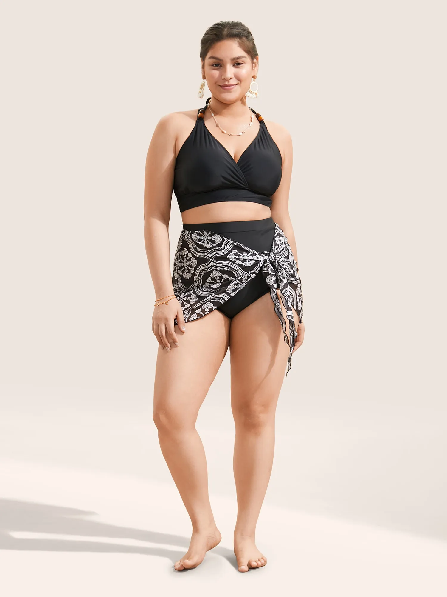 Bandana Print Patchwork Bowknot Swim Bottom sold by Bloomchic product image thumbnail 3