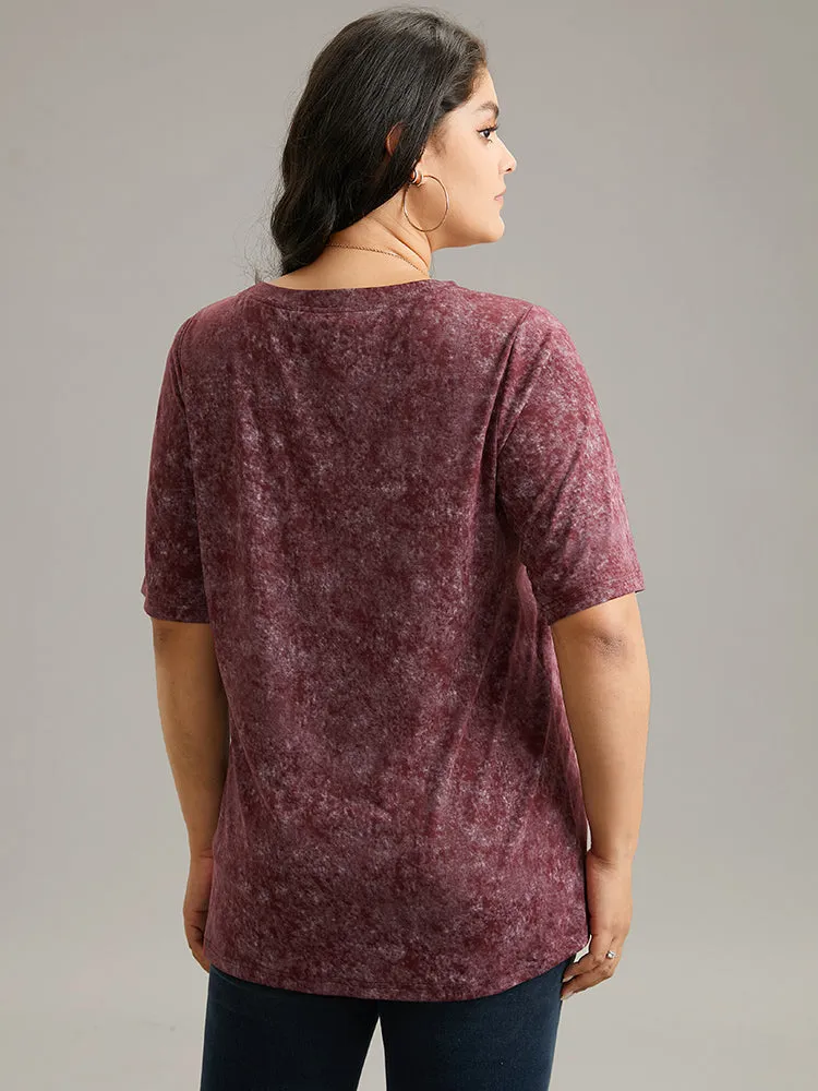 Horoscope Print Vintage Crew Neck T-shirt sold by Bloomchic product image thumbnail 2