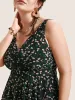 Ditsy Floral See Through Gathered Swim Dress sold by Bloomchic