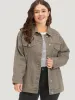 Solid Denim Button Fly Flap Pocket Light Wash Jacket sold by Bloomchic