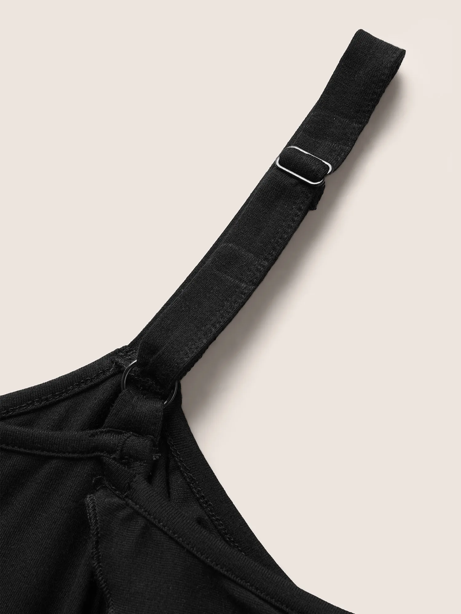 Plain Cold Shoulder Ruffle Trim T-shirt sold by Bloomchic product image thumbnail 5