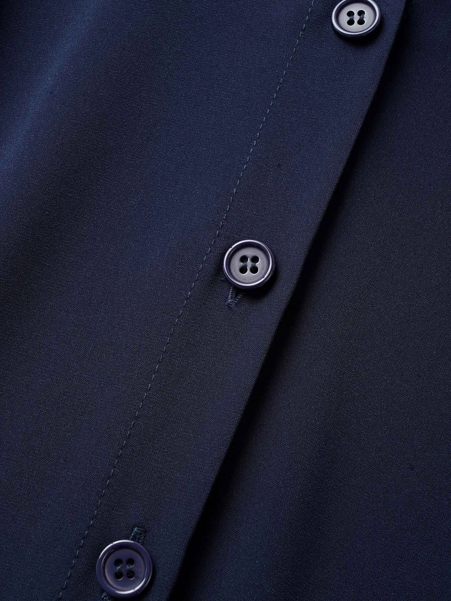 Plain Pleated Button Through Cap Sleeve Dress sold by Bloomchic product image thumbnail 5