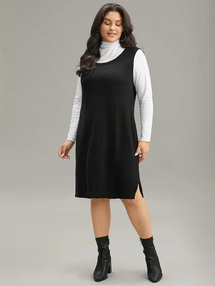 Supersoft Essentials Anti-Pilling Shoulderless Sweater Dress sold by Bloomchic product image thumbnail 4