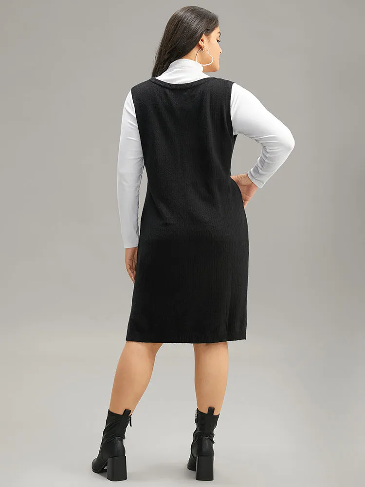 Supersoft Essentials Anti-Pilling Shoulderless Sweater Dress sold by Bloomchic product image thumbnail 3