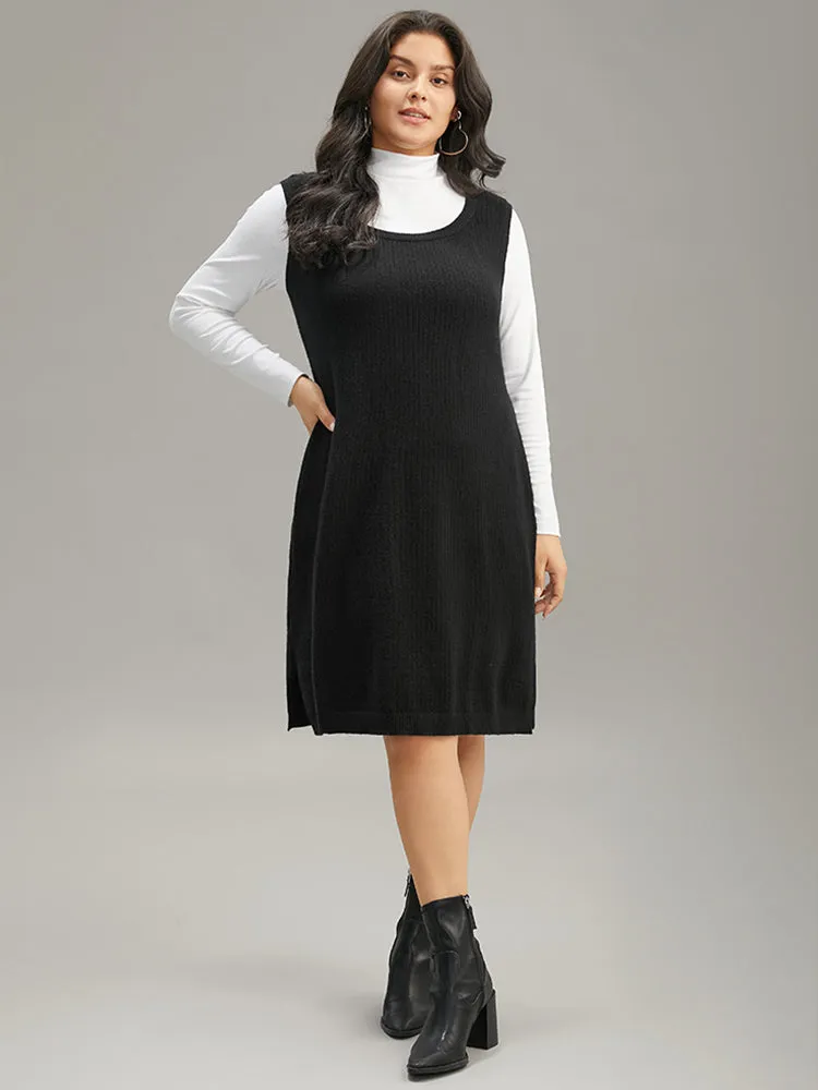Supersoft Essentials Anti-Pilling Shoulderless Sweater Dress sold by Bloomchic product image thumbnail 5