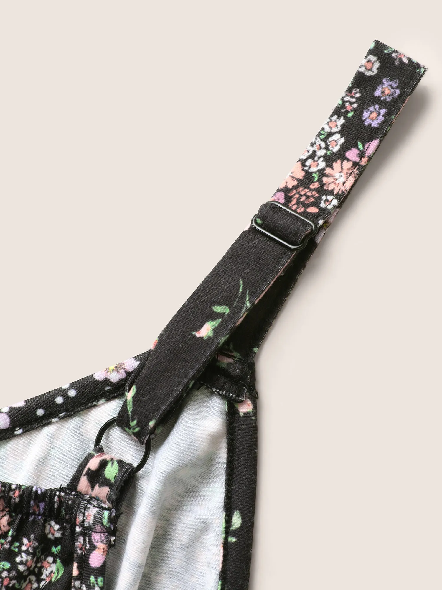 V Neck Ditsy Floral Patchwork Cami Top sold by Bloomchic product image thumbnail 5