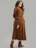 Water Ripple Long Sleeve Pocket Dress sold by Bloomchic