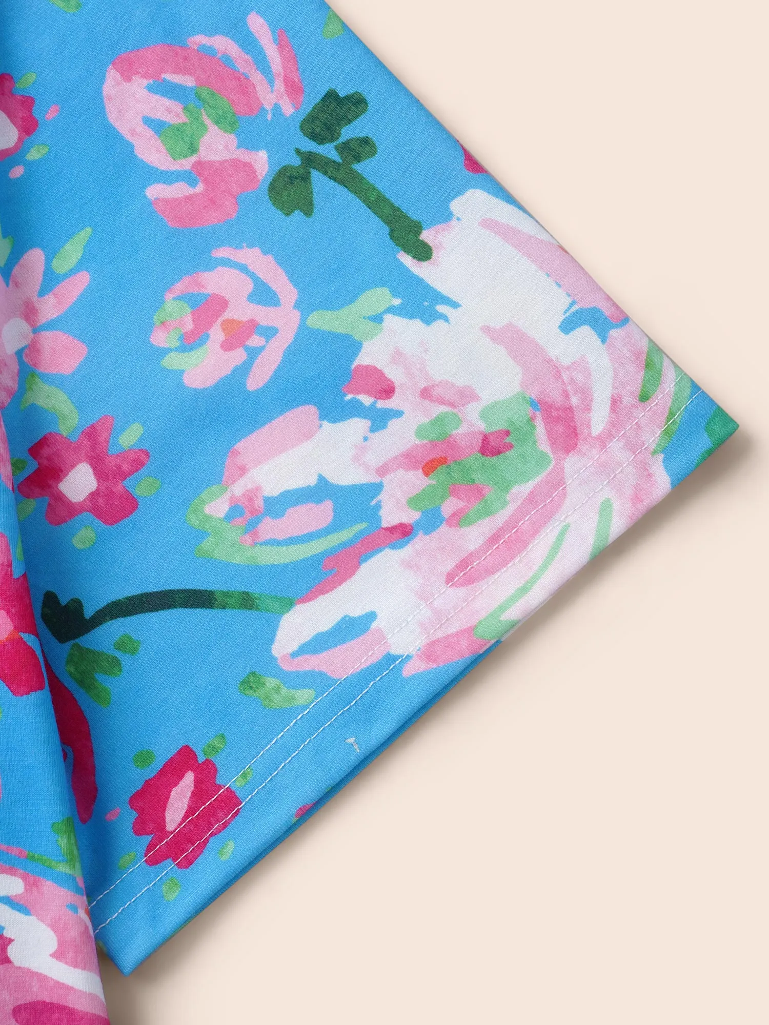 V Neck Natural Flowers T-shirt sold by Bloomchic product image thumbnail 5