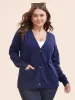 Supersoft Essentials Patched Pocket Raglan Sleeve Cardigan sold by Bloomchic