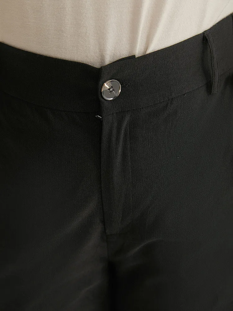 Solid Button Up Straight Leg Pants sold by Bloomchic product image thumbnail 5