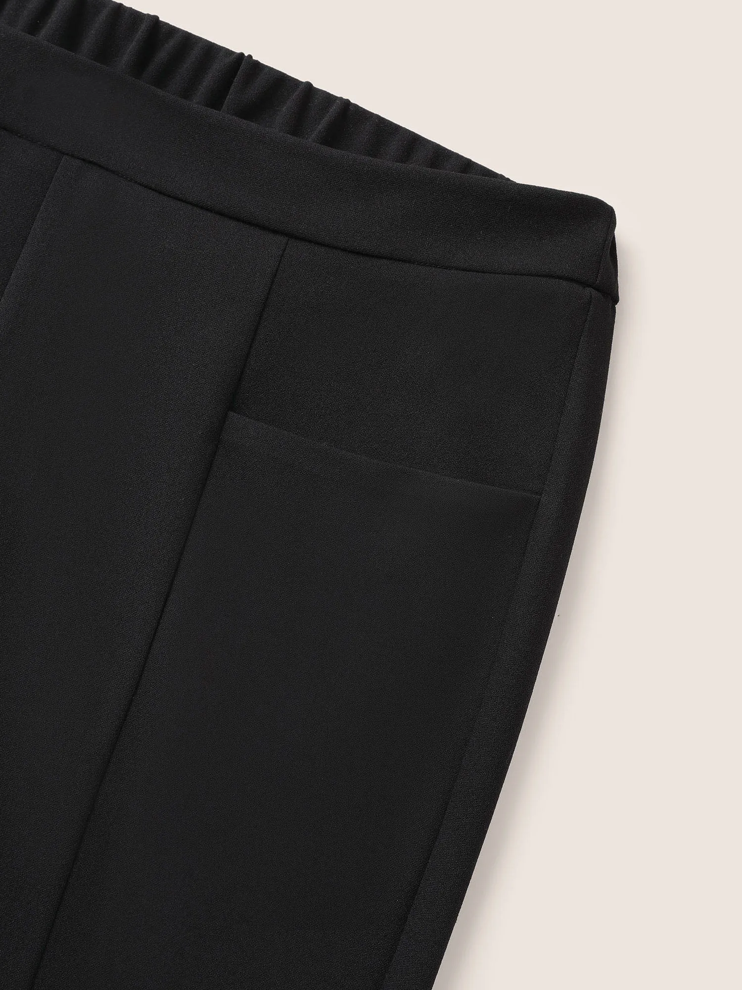 Plain Pocket Elastic Waist High Rise Pants sold by Bloomchic product image thumbnail 5