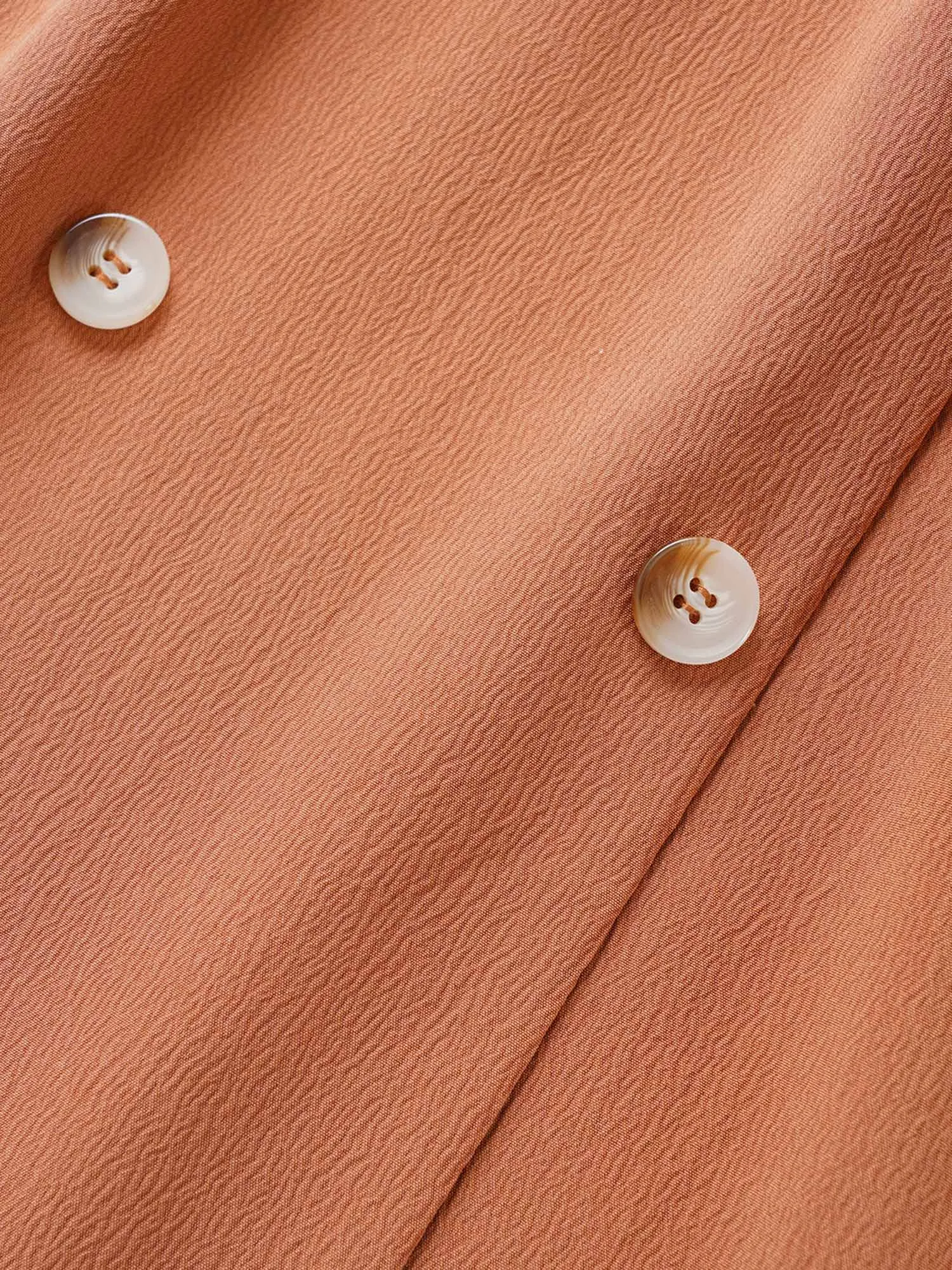 Suit Collar Solid Belted Button Up Dress sold by Bloomchic product image thumbnail 5