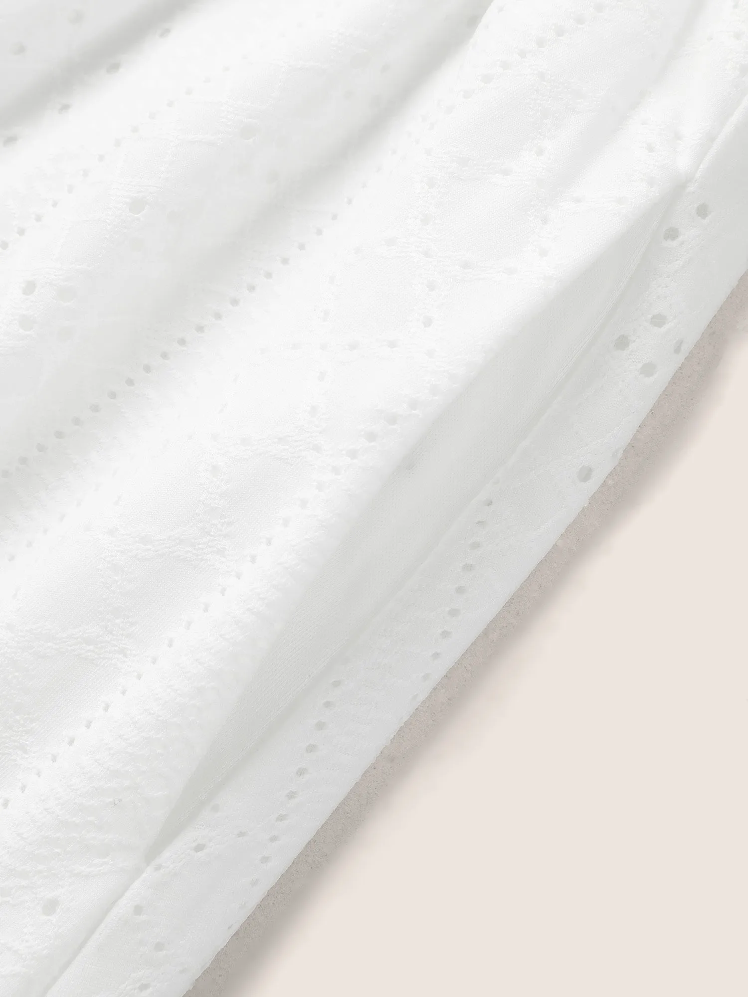 Plain Broderie Anglaise Elastic Waist Dress sold by Bloomchic product image thumbnail 5