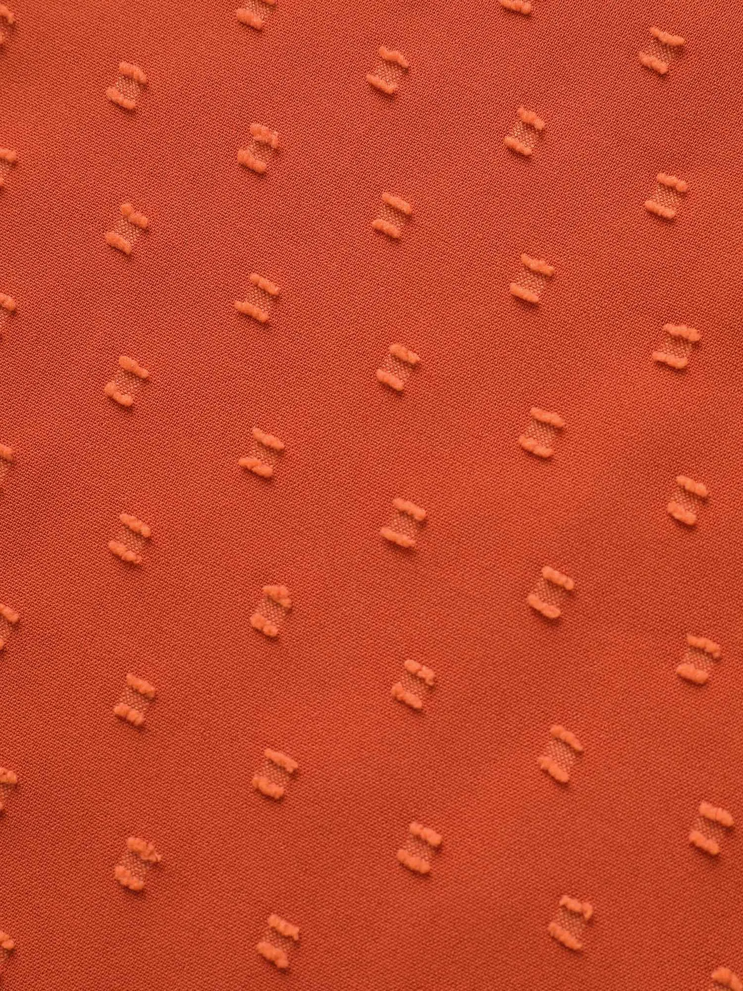 Textured Round Neck Bell Sleeve Blouse sold by Bloomchic product image thumbnail 5