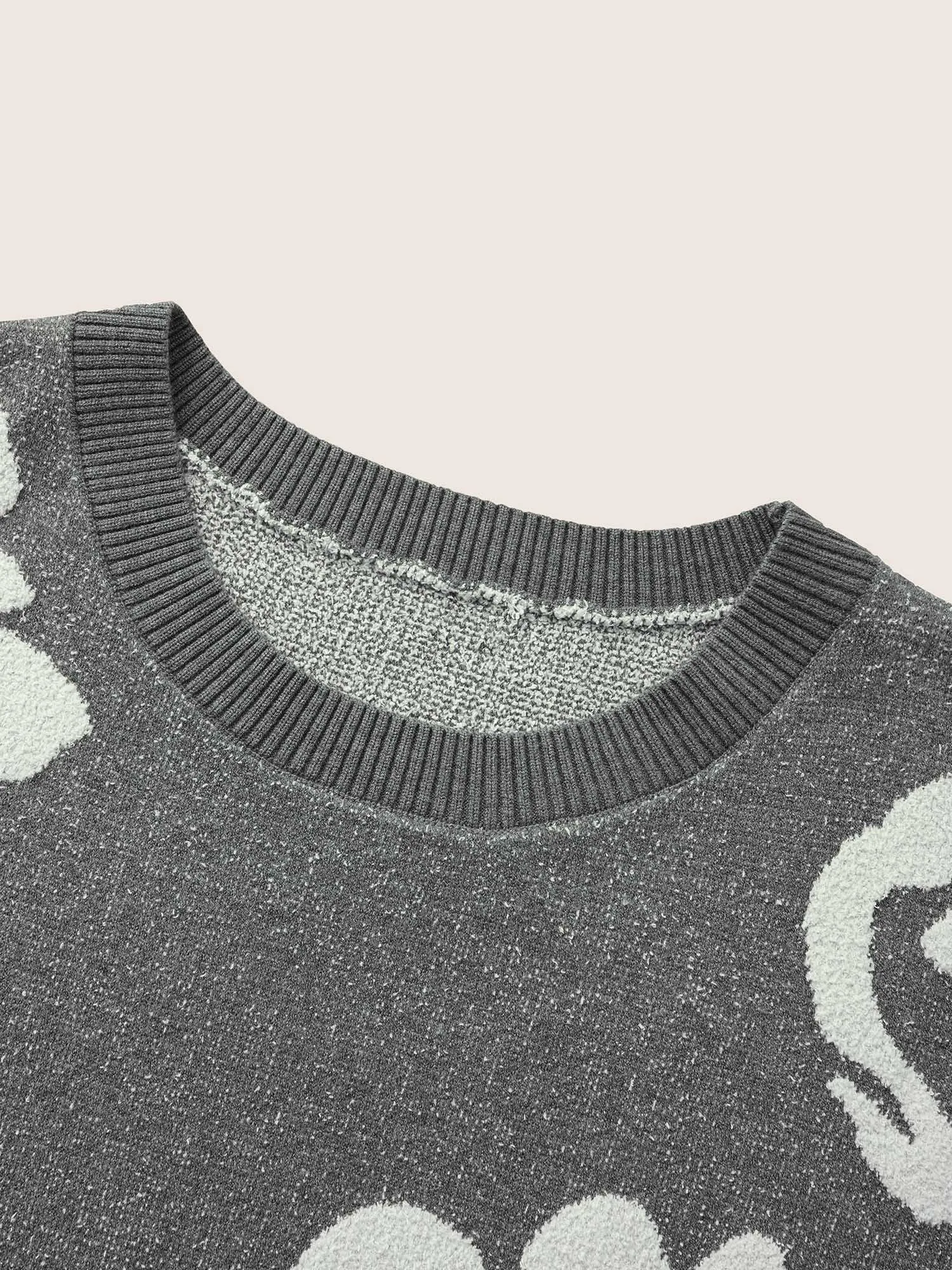 Supersoft Essentials Floral Contrast Heather Pullover sold by Bloomchic product image thumbnail 5