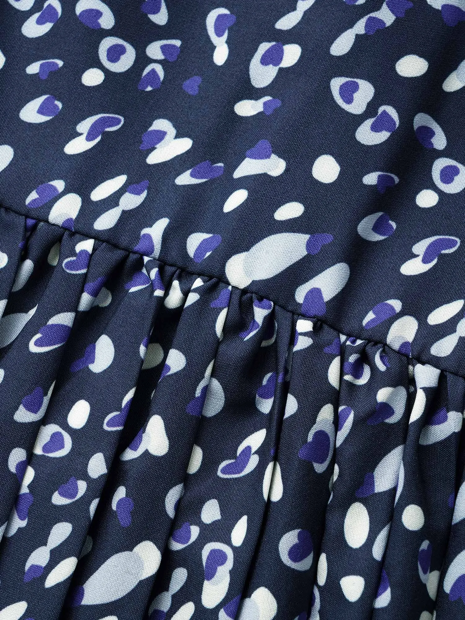 Allover Print Pleated Hanky Hem Dress sold by Bloomchic product image thumbnail 5